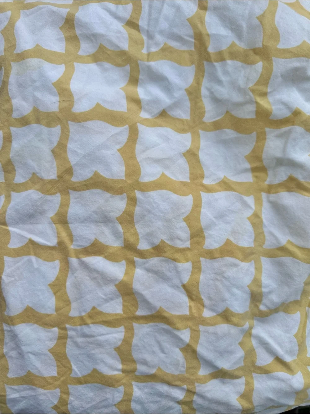 Pottery Barn Marlo Marigold Fitted Sheet Full Organic Cotton